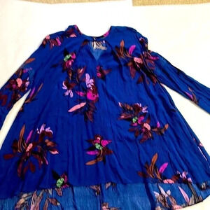 Free people floral print dress size small